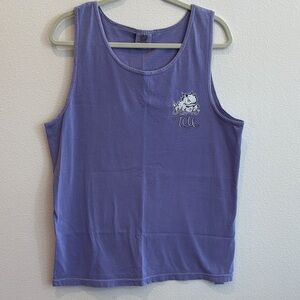 Comfort Colors Purple Texas Christian University Tank Top